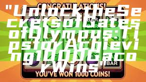 "Unlock the Secrets of Gates of Olympus: Tips for Achieving 1000 Gacor Wins"